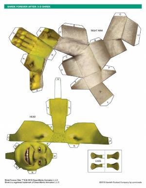 DIY 3-D Shrek