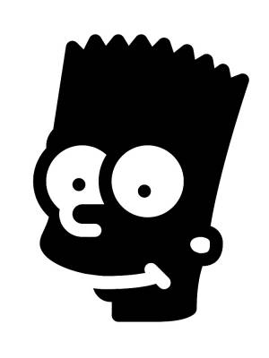 Трафареты Симпсонов для вырезания из бумаги