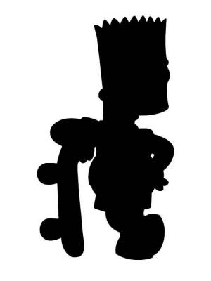 Трафареты Симпсонов