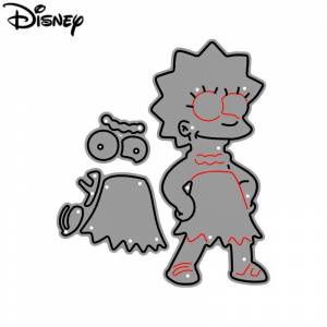 Лиза Симпсоны металлические Вырубные штампы Disney Симпсоны вырубки для Diy скрапбукинга альбома бумажные карты тисненые шаблоны трафарет