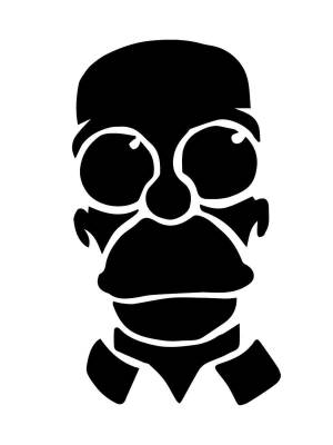 Трафареты Симпсонов