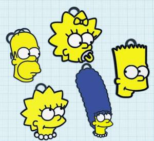 Файл STL брелок