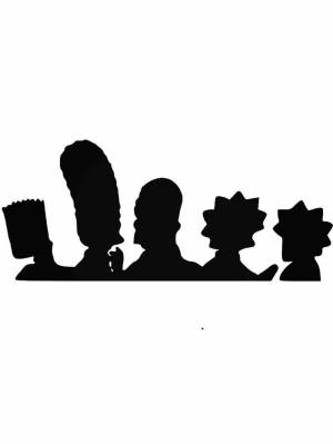 Трафареты Симпсонов