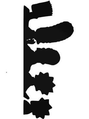 Трафареты Симпсонов для вырезания из бумаги