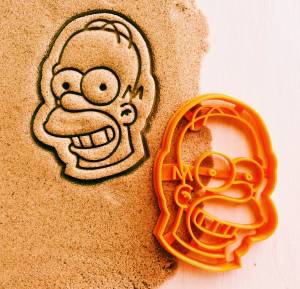 Форма для печенья Симпсоны Гомер