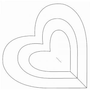 Трафарет Сердца