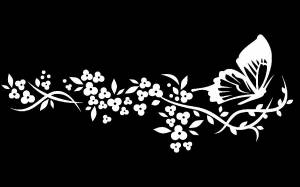 Трафарет Бабочка