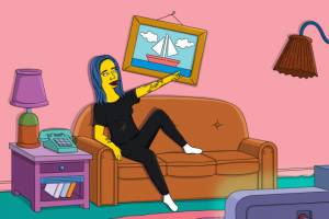 Портрет в стиле Симпсоны за 1 500 руб