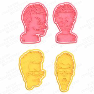 Файл 3D Набор из 4 формочек для печенья Beavis and butthead nickelodeon・Шаблон для 3D-печати для загрузки・Cults