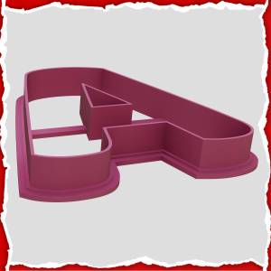 Файл 3D Высечки для алфавита 10 см