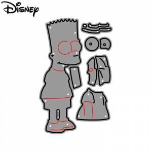 Металлические Вырубные штампы Барта Симпсона диснеевские вырубки для Diy скрапбукинга альбома бумажные карты тисненые шаблоны трафарет