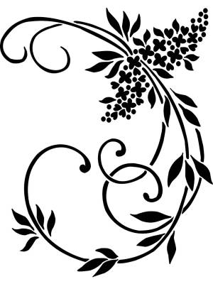 Трафареты Сирени