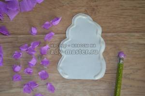 Ветка сирени из бумаги своими руками