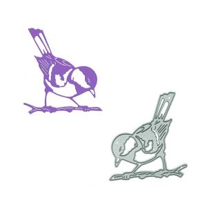 Для скрапбукинга металлический высекальный штамп птица Воробей шаблон перфорация вырезанный трафарет ручная работа поздравительная открытка крафт открытка украшение