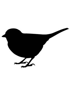 Трафареты Воробья