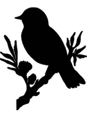 Трафареты Воробья