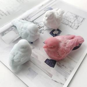 3D сконовая форма для воробья и птицы для изготовления свечей, мыла, форма птицы, форма для торта, соли, скульптура, шоколадная форма, смола, ароматические формы, декор для торта