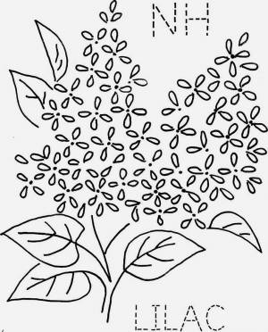 Трафареты ваза с сиренью