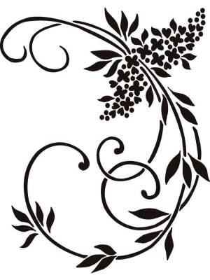 Трафареты Сирени