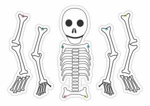 Трафареты Скелета