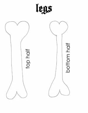 Кости кощея бессмертного трафарет