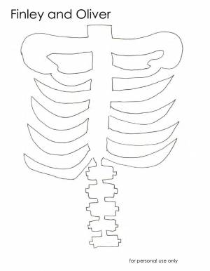 Новогодний костюм скелета