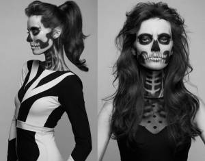 Костюм скелета своими руками на Хэллоуин, на Новый год, выкройки, фото