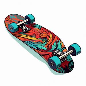 Иллюстрация скейтборда