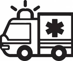 Графические шаблоны грузовиков скорой помощи для скорой медицинской помощи