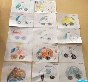 Конспект НОД по рисованию с использованием трафарета «Машина скорой помощи»