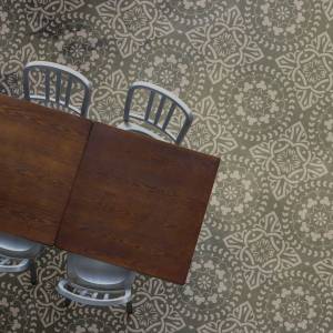 Напольный трафарет для бетонного патио, картина, большой узор, многоразовый шаблон, форма для домашнего декора