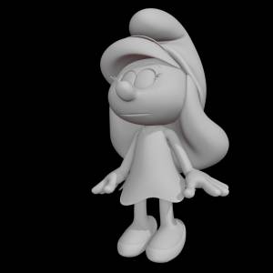 Файл 3D Смурфики
