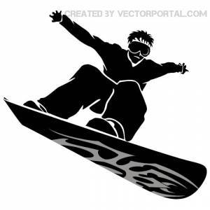 Сноубордист векторное изображение image