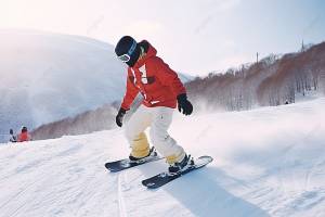 мужчина катается на сноуборде по горам, зима, зимние виды спорта, время года фон картинки и Фото для й загрузки