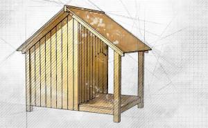 Будка для собаки своими руками