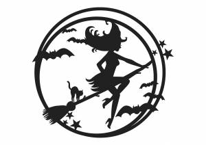 Трафареты Ведьма