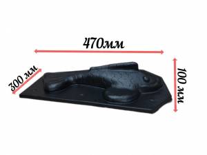 Форма для изготовления декора Пластификатор Сом Джек, рыба