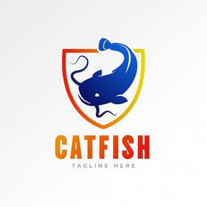 Дизайн шаблона логотипа сома