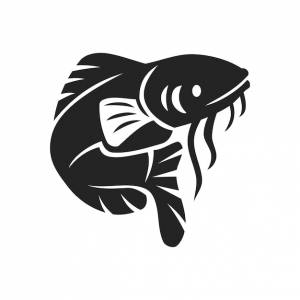 Шаблон логотипа сома изолированный значок бренда абстрактная векторная графика