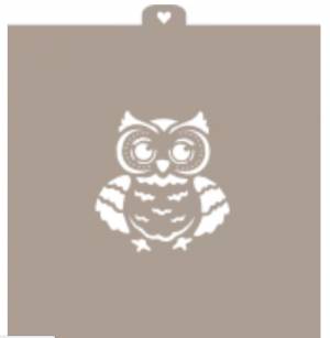 Трафарет Сова