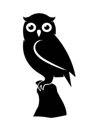 Трафареты Совы