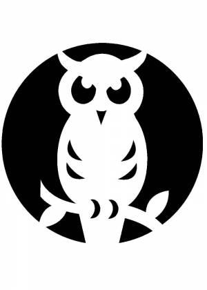 DataLife Engine > Версия для печати > Трафарет сова на окно