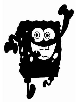 Трафареты Спанч Боба