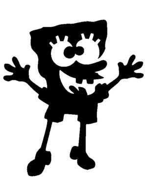 Трафареты Спанч Боба