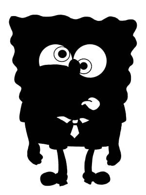 Трафареты Спанч Боба