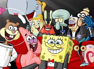 Арты герои мультика спанч боб