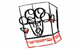 Как нарисовать Спанч Боба поэтапно