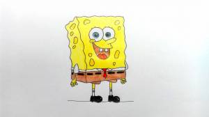 Губка Боб рисунок поэтапно
