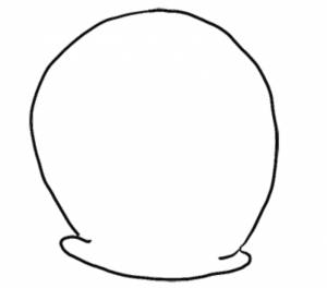 Как нарисовать улитку Гэри из мультика Губка Боб