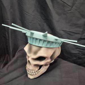 Файл STL Носимая корона Статуи Свободы ・Шаблон для 3D-печати для загрузки・Cults